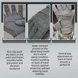Farbe: Grau | Seibertron S.O.L.A.G Taktische Fingerhandschuhe wasserabweisende Touchscreen taktische Fingerhandschuhe Bild 08