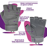 Farbe: Grau | Seibertron S.O.L.A.G Halbfinger taktische Handschuhe Bild 07