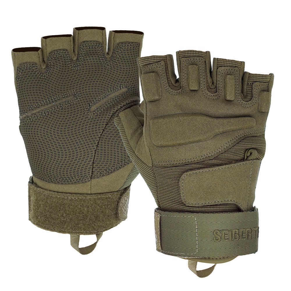 Farbe: Armeegrün | Seibertron S.O.L.A.G Half Finger taktische Handschuhe Bild 09