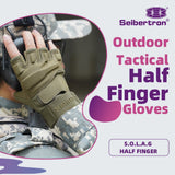 Farbe: Armeegrün | Seibertron S.O.L.A.G Half Finger taktische Handschuhe Bild 10