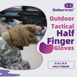 Farbe: Coyote | Seibertron S.O.L.A.G Half Finger taktische Handschuhe mit halben Fingern Bild 14