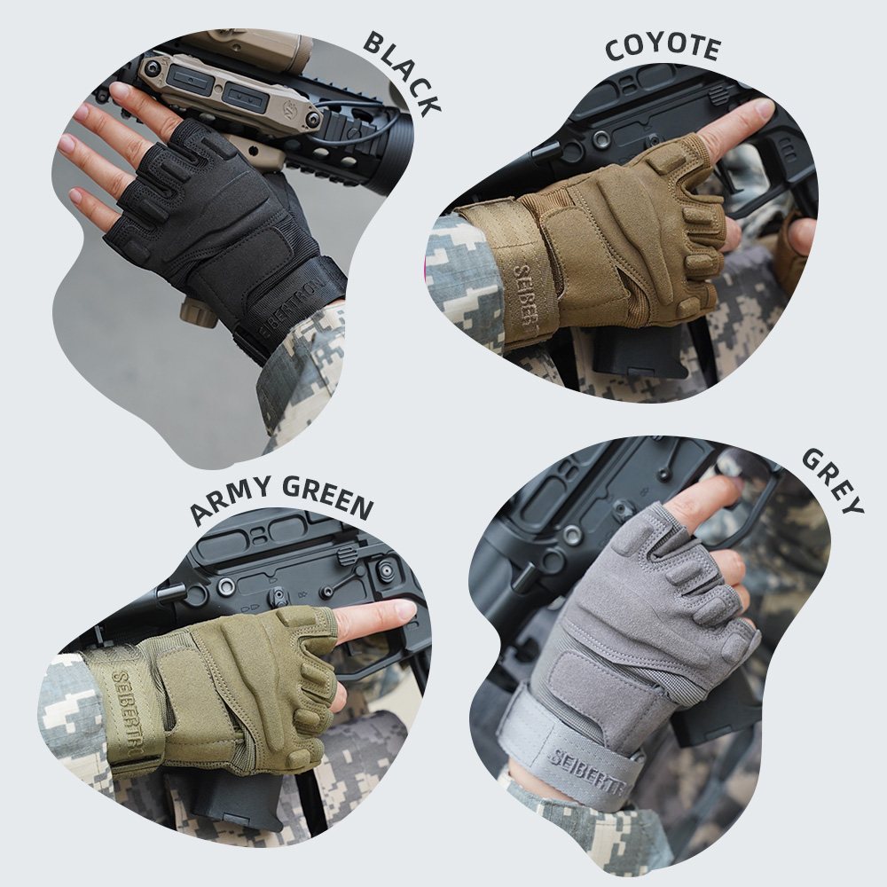 Farbe: alle | Seibertron S.O.L.A.G Halbfinger taktische Handschuhe Bild 17