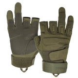 Farbe: Armeegrün | Seibertron S.O.L.A.G-T taktische Handschuhe mit drei fingerlosen Fingern Bild 09