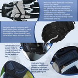 Farbe: Schwarz | Seibertron SPS-1 Motorradhandschuhe mit Touchscreen-Funktion für alle Finger Bild 04