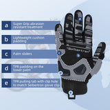 Farbe: Grau | Seibertron SPS-1 Motorradhandschuhe mit Touchscreen-Funktion für alle Finger Bild 07