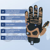 Farbe: Khaki | Seibertron SPS-1 Motorradhandschuhe mit Touchscreen-Funktion für alle Finger Bild 11