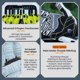Farbe: Weiß | Seibertron SPS2 Plus Sommer-Motorradhandschuhe mit Kohlefaser-Knochenschutz Bild 10