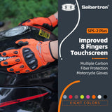 Farbe: Orange | Seibertron SPS2 Plus Sommer-Motorradhandschuhe mit Kohlefaser-Knochenschutz Bild 13