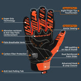Farbe: Orange | Seibertron SPS2 Plus Sommer-Motorradhandschuhe mit Kohlefaser-Knochenschutz Bild 15