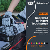 Farbe: Grau | Seibertron SPS2 Plus Sommer-Motorradhandschuhe mit Carbon-Knöchelschutz Bild 19
