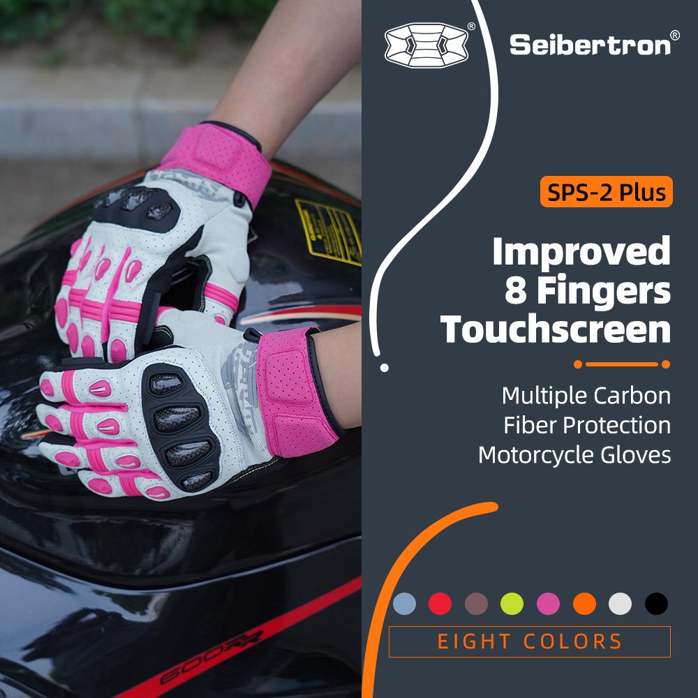Farbe: Pink | Seibertron SPS2 Plus Sommer-Motorradhandschuhe mit Carbon-Knöchelschutz Bild 31