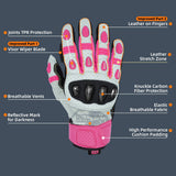 Farbe: Pink | Seibertron SPS2 Plus Sommer-Motorradhandschuhe mit Carbon-Knöchelschutz Bild 32