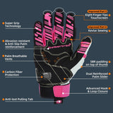 Farbe: Pink | Seibertron SPS2 Plus Sommer-Motorradhandschuhe mit Carbon-Knöchelschutz Bild 33