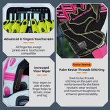 Farbe: Pink | Seibertron SPS2 Plus Sommer-Motorradhandschuhe mit Carbon-Knöchelschutz Bild 34