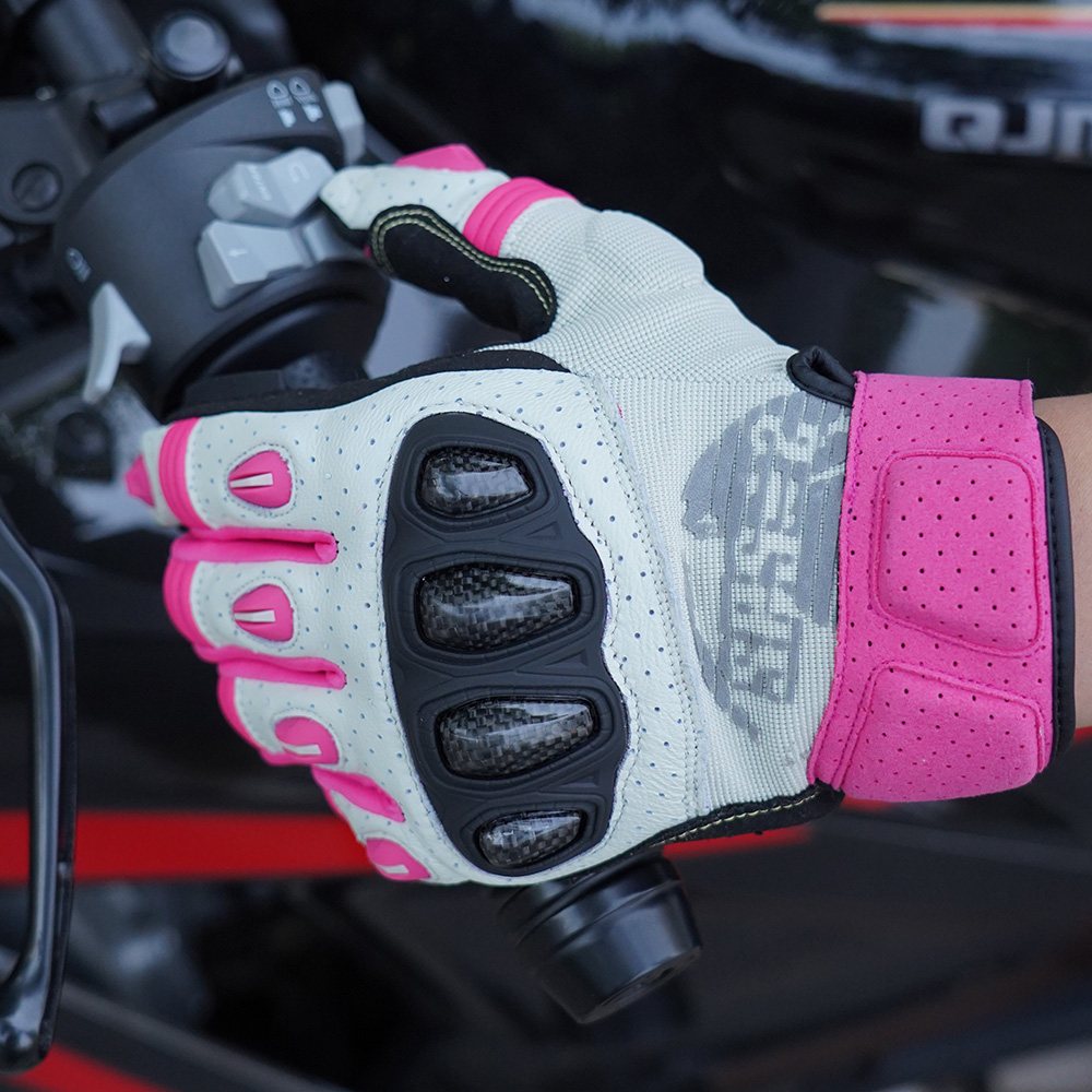 Farbe: Pink | Seibertron SPS2 Plus Sommer-Motorradhandschuhe mit Carbon-Knöchelschutz Bild 36