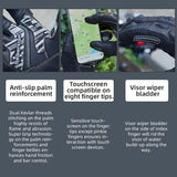 color:Black | Seibertron SPS-4 Plus 3M Thinsulate winter leather motorcycle gloves image 04