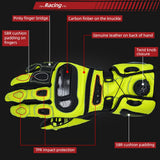Farbe: Gelb | Seibertron SPS-6 Leder-Rennhandschuhe mit Kohlefaser-Schutz Bild 02
