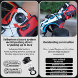 Farbe: Rot | Seibertron SPS-6 Leder-Rennhandschuhe mit Carbonfaser-Schutz Bild 19
