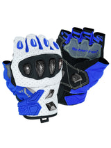 Seibertron SPS-7H Fingerlose Motorradhandschuhe in Kleinblau