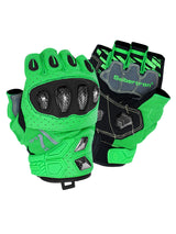 Seibertron SPS-7H Halbfinger-Motorradhandschuhe in Grün