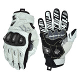 Seibertron SPS-7W wasserdichte Motorradhandschuhe in Weiß