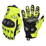 Seibertron SPS-7W wasserdichte Motorradhandschuhe in Fluoreszenz-Gelb