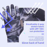 Farbe: Schwarz | Seibertron S.P.S.G-1 UPF100 Sonnenschutz-Touchscreen-Handschuhe mit voller Fingerlänge Bild 02