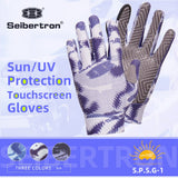 Farbe: Grau | Seibertron S.P.S.G-1 UPF100 Sonnenschutz-Touchscreen-Handschuhe mit voller Fingerlänge Bild 05