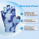 Farbe: Blau | Seibertron S.P.S.G-2 UPF100 Sonnenschutz-Angelhandschuhe Bild 10
