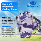 Farbe: Grau | Seibertron S.P.S.G-3 UPF100 Sonnenschutz-Fingerhandschuhe für Radsport Bild 05
