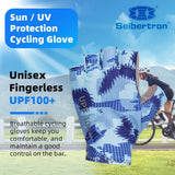 Farbe: Blau | Seibertron S.P.S.G-3 UPF100 Sonnenschutz-Fingerhandschuhe für Radsport Bild 09