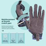 Farbe: Schwarz | Seibertron S.P.S.G-4 UPF100 Sonnenschutz-Reithandschuhe, Bild 03