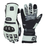 color:White | Seibertron Rechargeable Heated Gloves waterproof windproof heated gloves for winter outdoor use image 11