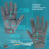Farbe: Grau | Seibertron T.F.F.I.G 2.0 taktische Handschuhe mit ganzen Fingern Bild 08