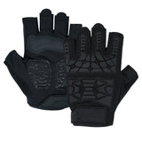 Farbe: Schwarz | Seibertron T.H.F.I.G 2.0 taktische Handschuhe mit halben Fingern Bild 01
