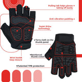 Farbe: Schwarz | Seibertron T.H.F.I.G 2.0 taktische Handschuhe mit halben Fingern Bild 04