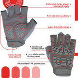 Farbe: Grau | Seibertron T.H.F.I.G 2.0 taktische Handschuhe mit halben Fingern Bild 08
