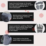 Farbe: Grau | Seibertron T.H.F.I.G 2.0 taktische Handschuhe mit halben Fingern Bild 09