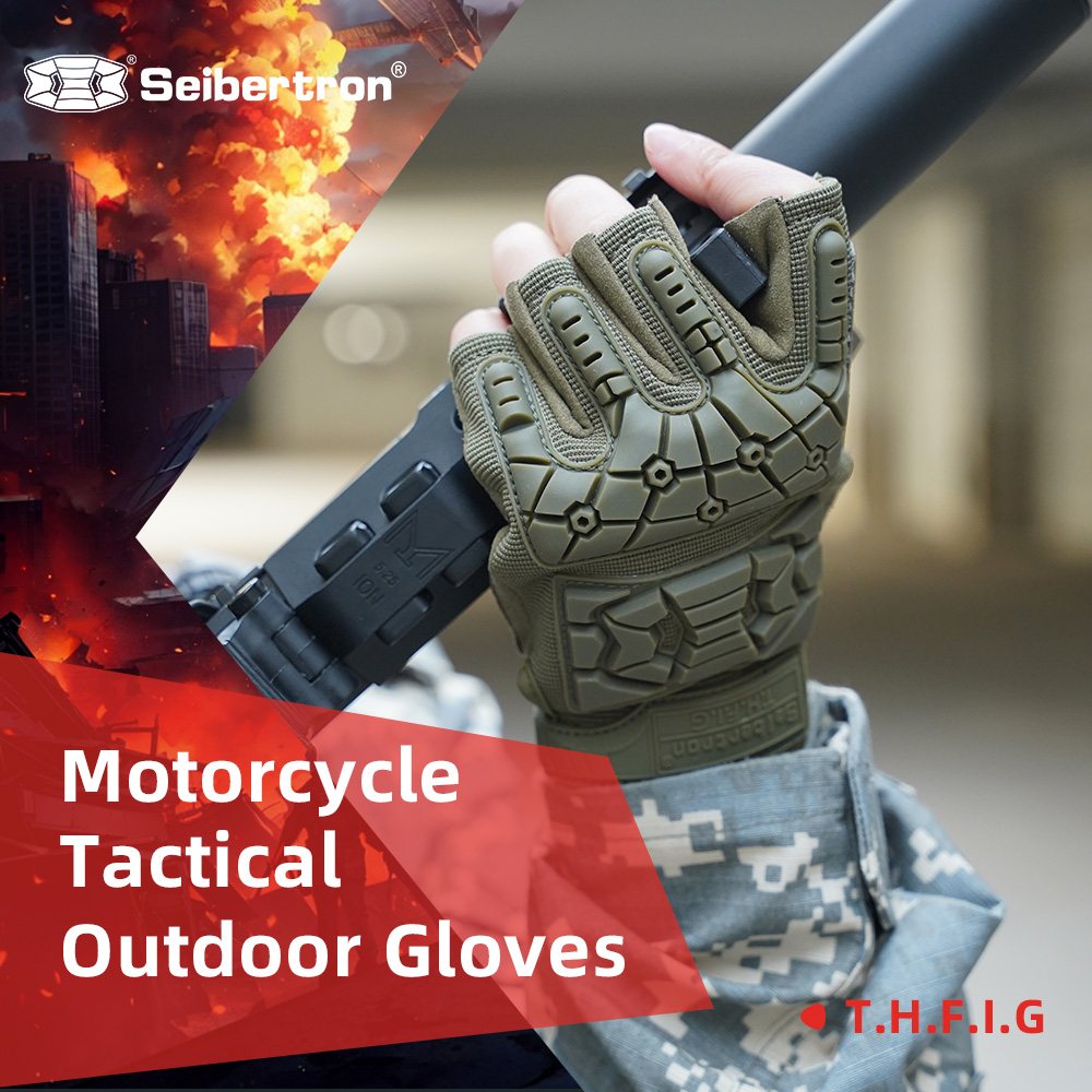 Farbe: Armeegrün | Seibertron T.H.F.I.G 2.0 Halbfinger taktische Handschuhe Bild 11