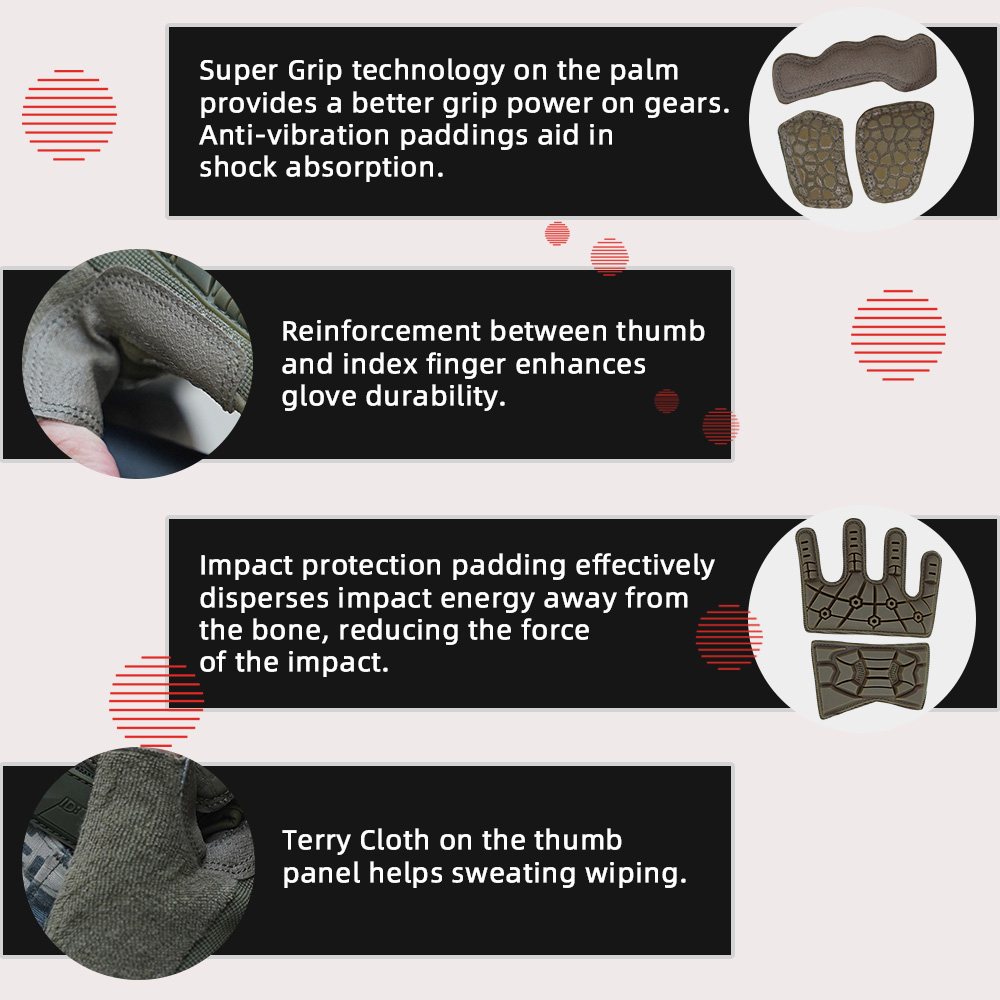 Farbe: Armeegrün | Seibertron T.H.F.I.G 2.0 Halbfinger taktische Handschuhe Bild 13