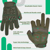 Farbe: Army Green | Seibertron T.T.F.I.G 2.0 taktische Handschuhe mit drei fingerlosen Fingern Bild 11