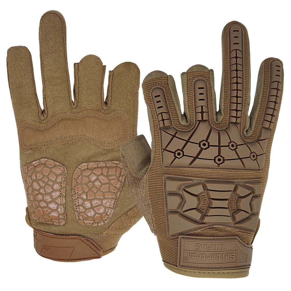 Farbe: Coyote | Seibertron T.T.F.I.G 2.0 taktische Handschuhe mit drei fingerlosen Bild 13