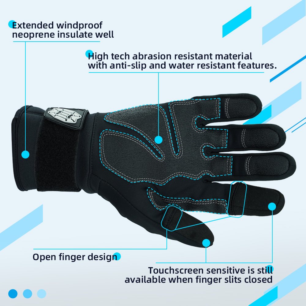 Farbe: alle | Seibertron W.G.F.G 2.0 Winter-Fischerhandschuhe wasserabweisende Winter-Fischerhandschuhe mit magnetischer Fingerklappe Bild 03