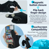 color:all | Seibertron W.G.F.G 2.0 Winter Fishing Gloves wasserabweisende Winter-Fischerhandschuhe mit magnetischer Fingerklappe Bild 04