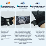 color:all | Seibertron W.G.F.G 2.0 Winter Fishing Gloves wasserabweisende Winter-Fischerhandschuhe mit magnetischer Fingerklappe Bild 05