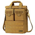 Seibertron Erweiterbare 14" Laptop-Wasserfeste Messenger-Tasche mit mehreren Taschen & Fächern – als Messenger-Tasche tragbar — Khaki style thumbnail