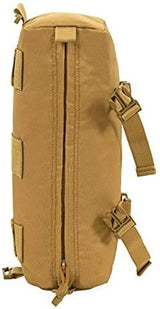 Water-resistant travel backpack suitable for outdoor enthusiasts.