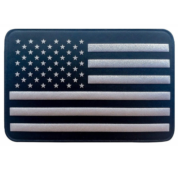 Seibertron Reflektierender US-Flaggen-Patch 2"x3" im Dunkeln, Klettverschluss 3D PVC Patch, perfekt für Seibertron Helm Rucksack - SeibertronHome602201107368