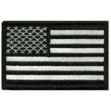 Taktischer USA-Flaggen-Patch - Schwarz & Weiß von Seibertron - Seibertron